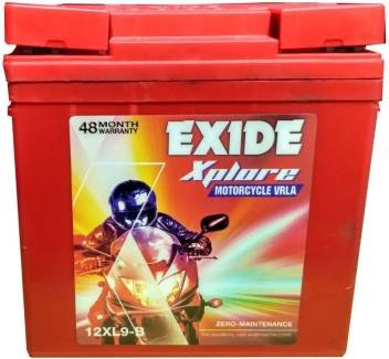 pulsar 180 exide battery price