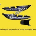 Tail Panel Black And Blue-First Quality - Platina Old Model