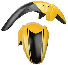 Front Mudguard Yellow First Quality Apache Rtr 160 New Model Ms Spares Online