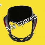 Visor Black And Red Colour -First Quality - HF Deluxe