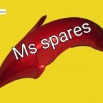 Mudguard Red Colour-First Quality - Super Splendor