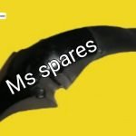 Mudguard Black Colour-First Quality - Super Splendor
