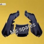 Tail Panel Black Silver Sticker-First Quality - Splendor Pro