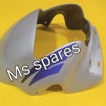 Visor Silver Blue Sticker Colour-First Quality - Passion Old