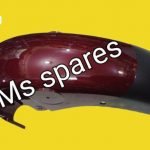Mudguard Wine Red-First Quality - Passion Plus New Model