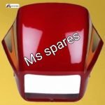 Visor Red Orange Sticker-First Quality - Splendor Pro