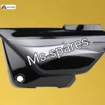 Side Cover 2 Piece Black Gray Sticker-First Quality - Splendor Pro