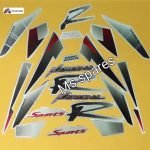 Sticker Kit [Silver Red Sticker]-First Quality - Karizma - Karizma R