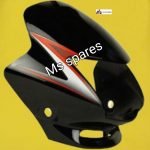 Visor Black Red Sticker-First Quality- Shine Old Model