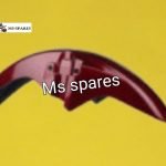 Front Mudguard Wine Red Colour-First Quality- Shine Old Model