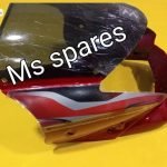 Visor Black And Red-First Quality - Platina New Model