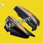 Side Panel Black And Yellow-First Quality - Super Splendor