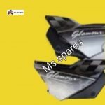 Side Panel Black And Silver Colour-First Quality - Glamour Old 2004 To 2006