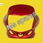 Visor Red And Orange Sticker-First Quality - CD Deluxe