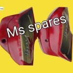 Side Panel Red And Golden Sticker-First Quality - Victor gl