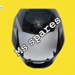 Visor Black And Grey Sticker-First Quality - CT 100 New Model