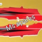 Tail Panel Red Black Sticker-First Quality - Passion Pro Digital Meter