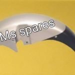 Mudguard Silver Colour-First Quality - Passion Pro Digital Meter