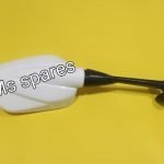 Mirror Left Side White Colour-Genuine- Karizma Zmr