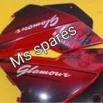 Side Panel Red And Black Colour-First Quality - Glamour Old 2004 To 2006