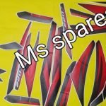 Sticker Kit Red And Black-First Quality - Pulsar 220 UG4 2010 To 2017