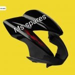 Visor Black Colour Red Sticker-First Quality - Glamour Type 2