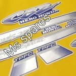 Sticker Kit-[White And blue]-First Quality- Cbz Old