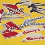 Sticker Kit Silver Red- Karizma-Karizma R