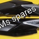 Tail Panel Set Of 2 Silver On Black-Genuine-Xtreme Type 2