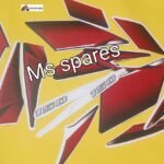 Red Colour Sticker Kit-First Quality- Pulsar 150 UG4 2010 To 2017