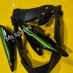 Visor Set[4 Piece] Black With Green Sticker-First Quality-Fz V2