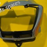 Visor Silver With Orange Sticker-First Quality-Splendor I Smart