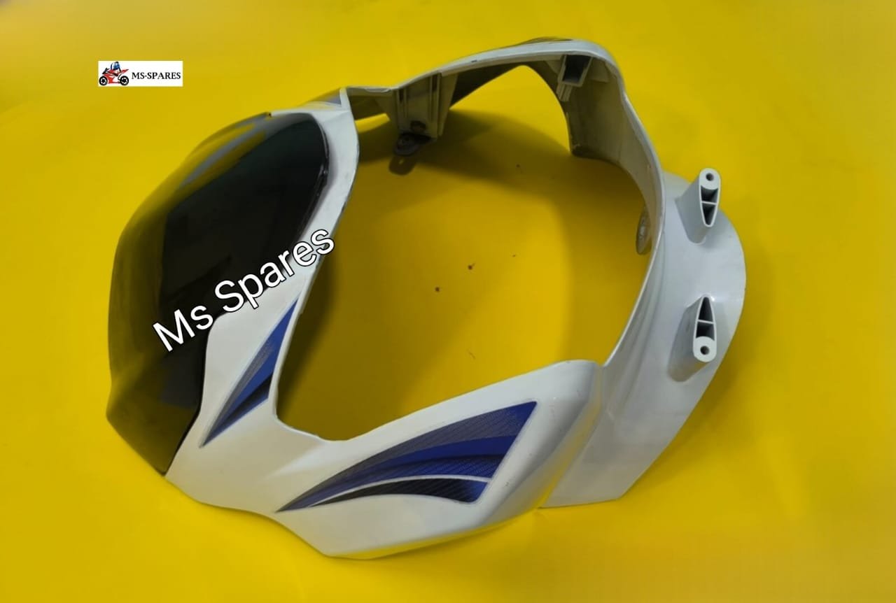 4bd69b8c-5fd7-4512-98a9-f7bd8aecd613 Visor White With Blue Sticker-First Quality-Star City 110 - Image 1